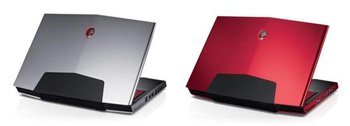 Alienware M17x red grey
